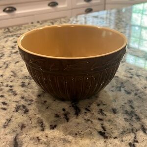 Elegant Brown Ceramic Bowl